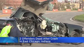 Two die in crash while fleeing in high speed chase, East Chicago Police say