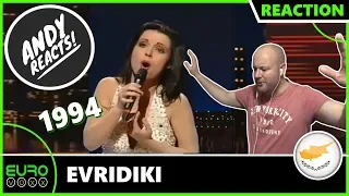 CYPRUS EUROVISION 1994 REACTION: Evridki - Ime Anthropos Ki Ego / Είμαι άνθρωπος κι εγώ