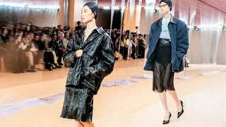 Let's talk about Prada clothes spring summer 2024 #623 Jackets and leather vests, transparent skirts