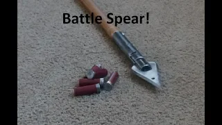 Homemade Ballistic Battle Spear!