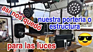 Mejía vlogs"(cómo hacer una estructura o portería para luces)-vlog#15