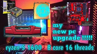 PC BUILD_in a part-2020_ AMD ryzen 5 1600 8 cores 16 threads