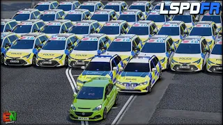 150 Cops in Police Pursuit - LSPDFR BRITISH POLICE GTA5