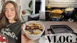 VLOG | İKİ GÜN ÜST ÜSTE MİSAFİR AĞIRLADIM | MUTFAKTAYIZ👩🏻‍🍳 | YULAF KASESİ | VALİZ HAZIRLIYORUZ🧳