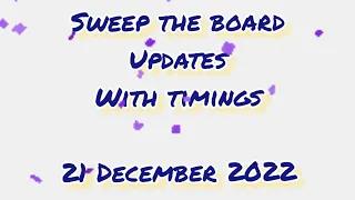 June's Journey Sweep The Board update December 21