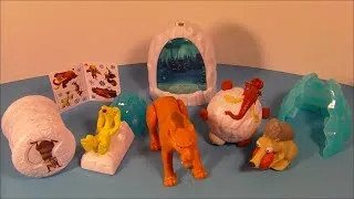 2014 BLUE SKY ICE AGE SET OF 6 BURGER KING COLLECTION MEAL TOYS VIDEO REVIEW