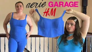 summer clothes try-on haul (ft. aerie, garage + h&m)