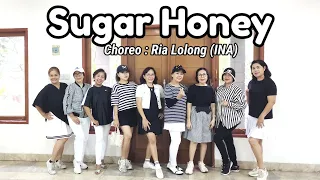 Sugar Honey - Line Dance (Choreo : Ria Lolong (INA). Demo by Eleven LD💞