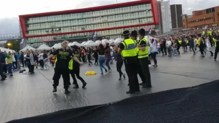 One Love Manchester // Police and Security Dancing to Roar by Katy Perry // 4th June 2017