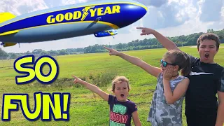 We rode on the $21 Million Goodyear Blimp and it was EPIC!