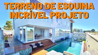 INCRÍVEL CASA DE LUXO À VENDA NO PORTAL DO SOL GREEN | TERRENO DE ESQUINA | PROJETO MODERNO