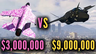 New BEST JET in GTA Online?? F-160 Raiju vs Hydra Best Speed Comparison