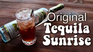 Classic 1930s Tequila Sunrise