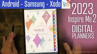 Easy Digital Planning - 2023 Inspire Me 2 - Xodo - Samsung Android