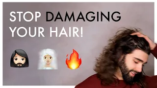 10 COMMON WAYS YOU'RE DAMAGING YOUR HAIR | Men's Hair Care | Jorge Fernando