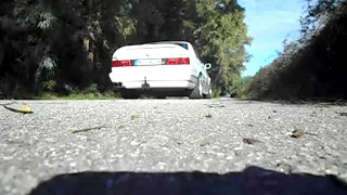 Loud burnout BMW 540i/6 E34 !