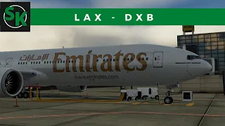 P3Dv5 | Los Angeles - Dubai | Emirates 777