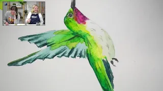 Let's Make Art Live: Join Us Tonight For The Hummingbird!