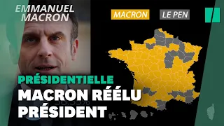 Emmanuel Macron a été réélu président de la République avec 58,55% des voix