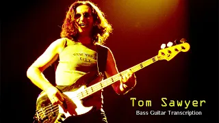 Rush-Tom Sawyer-Bass Tab & Notation-Original Studio Take