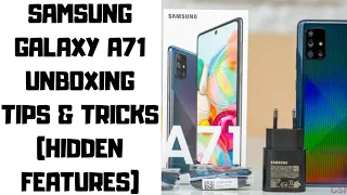 Samsung galaxy A71 unboxing, tips and tricks, hidden features, key features, #all in one channel206