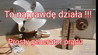Power generator from the microwave fan motor.
