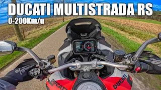 Ducati Multistrada RS 0-200Km/u in Race Mode | Smokey Motovlog #3