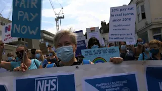 NHS pay rise campaign: anger spreads throughout the UK