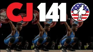 CJ Cummings 141kg Snatch Senior American Record (17 y/o, 69kg) [4k 60]