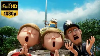 Minions (2015) [HD 1080p] - Bob Become a king scene