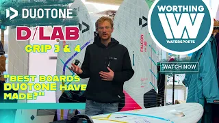 Duotone D/LAB Windsurf Wave Board Review Grip 3 and Grip 4