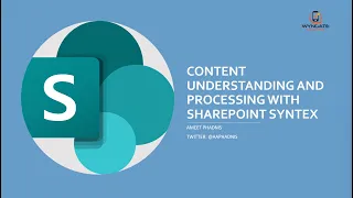 Content understanding and processing with SharePoint Syntex