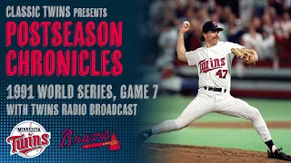 1991 WS, Game 7: Braves @ Twins (Twins Radio audio)