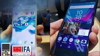 Новые смартфоны от Sony - XZ и X Compact - IFA 2016