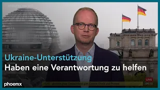 phoenix nachgefragt mit Sven Böll zu weiteren Ukraine-Hilfen am 19.04.24