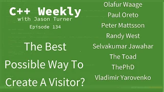 C++ Weekly - Ep 134 - The Best Possible Way To Create A Visitor?