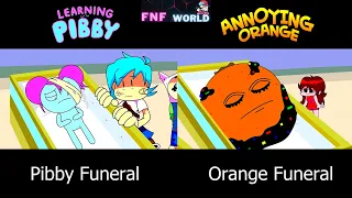 Pibby & Annoying Orange Funeral | Come and Learn With Pibby / Antoons / FNF Animation