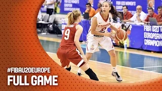 Spain v Russia - Full Game - Semi Final - FIBA U20 Women's European Championship 2016