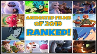 RANKING Animated Films of 2019! Worst to Best