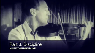 HEIFETZ on DISCIPLINE