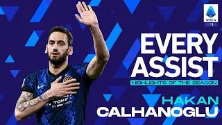 Hakan Calhanoglu the Playmaker | Every Assist | Highlights of the season | Serie A 2021/22