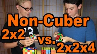 How Many 2x2's can my Friends Solve While I Solve a 2x2x4?