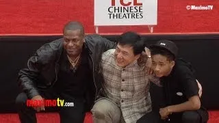 Jaden Smith, Jackie Chan & Chris Tucker Reunite at Jackie's Handprint & Footprint Ceremony