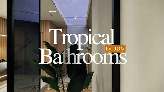 Tropical Paradise: Bali-Inspired Bathrooms | Walkthrough Animation