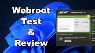 Webroot Antivirus Test & Review 2022 - Antivirus Security Review - Protection Test
