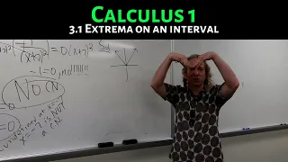 Calculus 1: Lecture 3.1 Extrema on an Interval