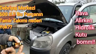 Fiat Doblo Hidrolik Debriyaj Merkezi Değişimi / Hava Alırken Kutuyu Patlattık