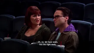 Sheldon interrupts Leonard's date! TBBT S2E9