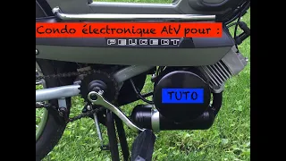 Peugeot 103  : changement du condo par un électronique AtV