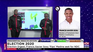 Election Digest: Francis Xavier Sosu 'flips' Madina seat for NDC - Joy News (8-12-20)